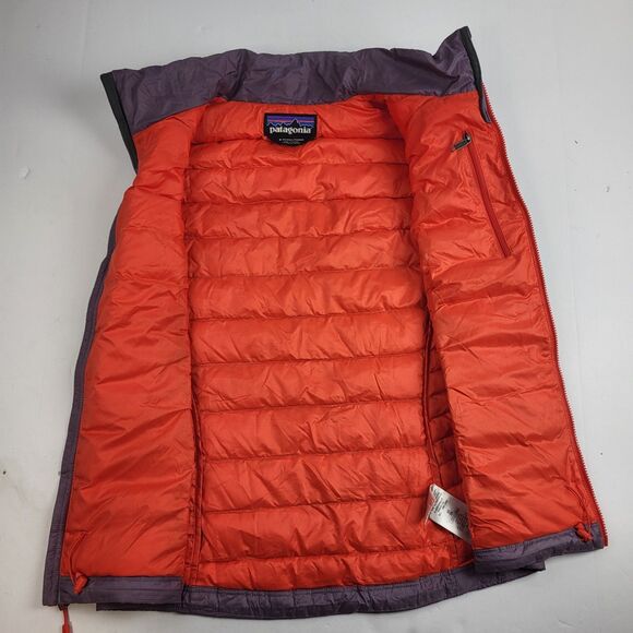 Patagonia Lightweight Puffer Down Vest Women's Purple Small 84628 - Picture 11 of 16